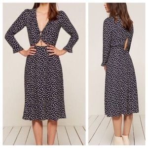 Reformation Heidi Dress in Ditsy Daisy